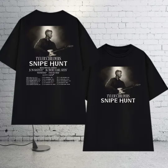 Discover Tyler Childers Snipe Hunt 2026 Tour Double Sided New T-Shirt