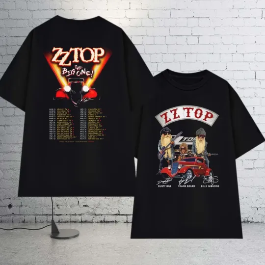 Discover 2026 ZZ Top the Big One Tour Unisex T-shirt
