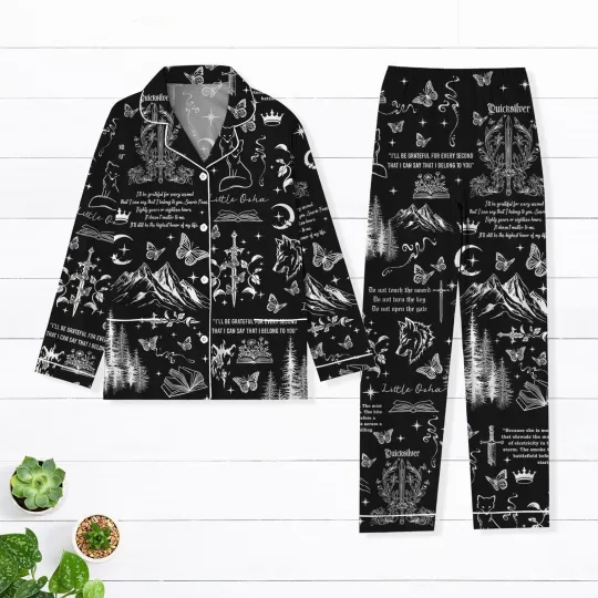 Quicksilver Book Pajamas Set, Callie Hart Quicksilver Pajamas