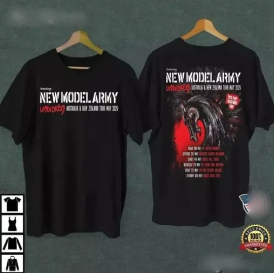 Discover Model Army Australia And New Zealand Tour May 2026 Unisex T-Shirt All