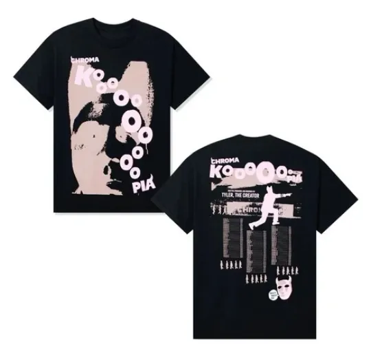 Discover Tyler, the Creator Chromakopia Signature The World Tour 2026 T-shirt 2 side