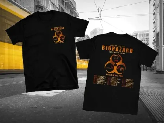 Discover Biohazard Band Divided We Fall Tour 2026 T-Shirt