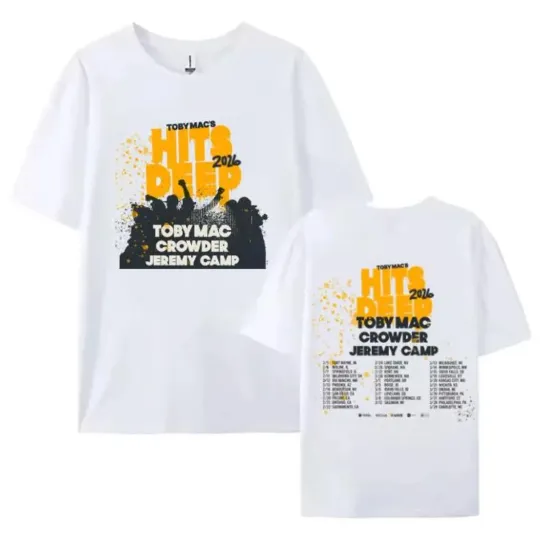 Discover Hits Deep Tour 2026 Tobymac Hits Deep Concert T-Shirt