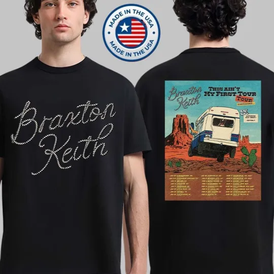 Discover Braxton Keith This Ain't My First Tour 2026 North America T-Shirt