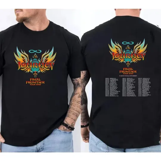 Discover Journey Band Final Frontier Tour 2026 Music Concert Unisex T-shirt