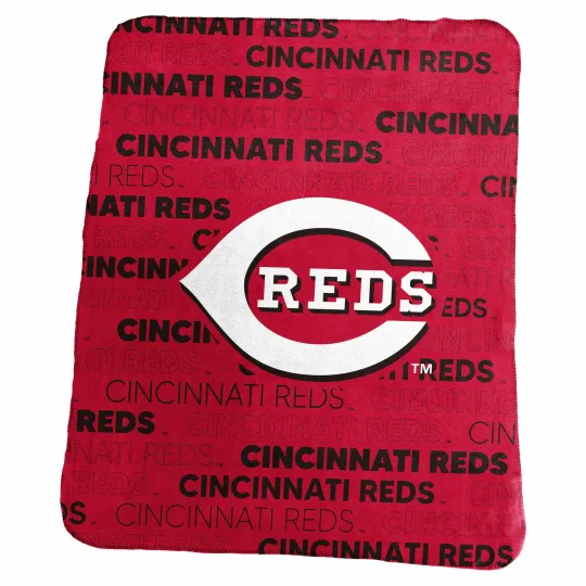 Discover Cincinnati Reds Blanket 50x60 Fleece Classic
