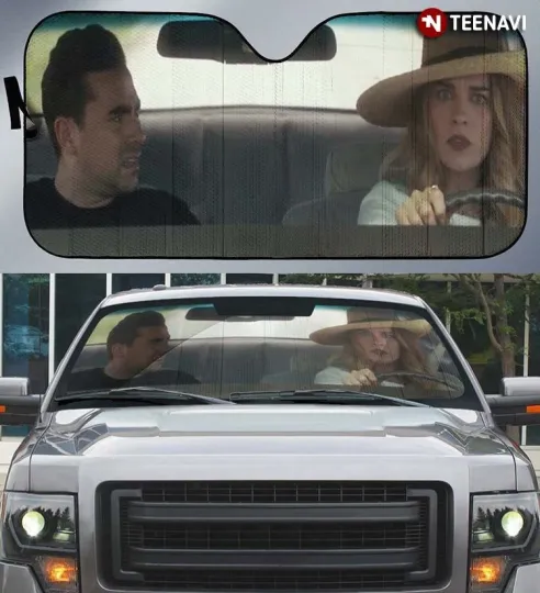 Discover Schitt's Creek Car Sunshade, SchittS Creek Car Sunshade Windshield Gift