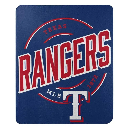 Discover Texas Rangers Blanket 50x60 Fleece Campaign Design