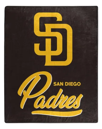Discover San Diego Padres 50x60 Signature Design Raschel Throw Blanket [NEW] MLB Fleece
