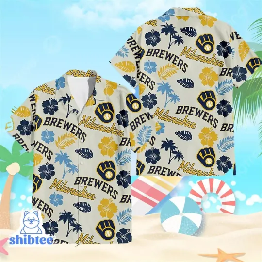 Discover Milwaukee Brewers Hawaiian Shirt, Button Up Shirt For Men