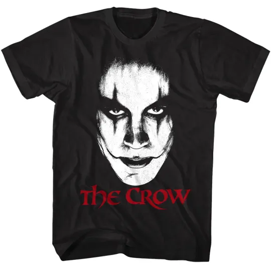 Discover The Crow Eric Draven Face Men's T Shirt Horror Movie Brandon Lee Last Film