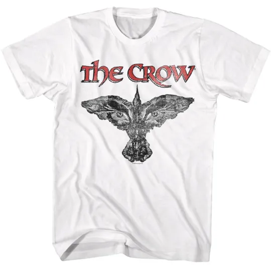 Discover The Crow 94 Movie Logo & Black Crow Eric Draven Brandon Lee Men's T Shirt