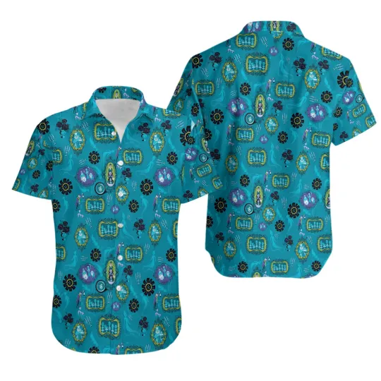 Discover Haunted Mansion Button Shirt, Haunted Mansion Hawaiian Shirt
