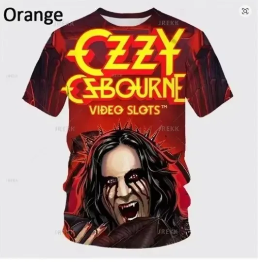 Discover Ozzy Osbourne Black Sabbath 3D Printed Unisex T-Shirt