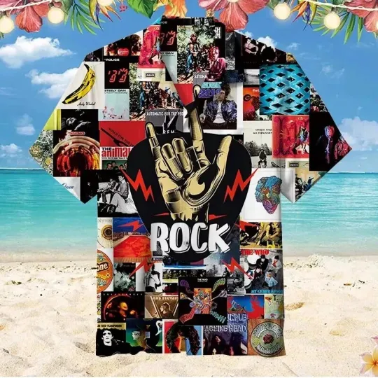 Discover Rock 'n' Roll- Hawaiian Shirt, Gift For Men And Women
