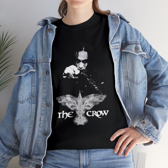 Discover The Crow Movie T-Shirt Black Horror Tee Brandon Lee Halloween
