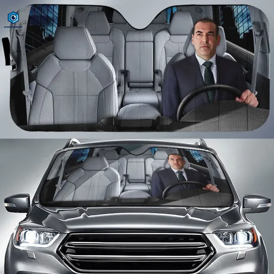 Discover Suits Movie Louis Litt Car Sunshade, Louis Litt Car Sun Shade, Suits Movie Auto
