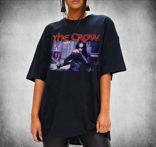 Discover The Crow T-shirt 90s Inspired Vintage Shirt Vintage Bootleg Classic Graphic Tee Vintage Classic Retro Shirt
