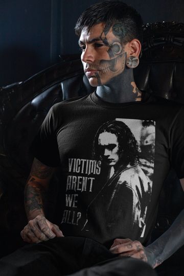 Discover The Crow Movie T-Shirt - Victims aren't we all t-shirt - Dark Art - Gothic Clothing