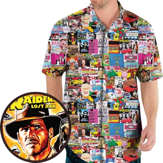 Discover I Love The 80s Nostalgia Retro Hawaiian Shirt