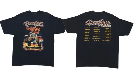 Ozzy Osbourne Ozzfest Tour Double Sided T-Shirt Unisex
