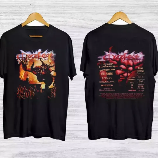 Ozzy Osbourne Ozzfest Tour Double Sided T-Shirt