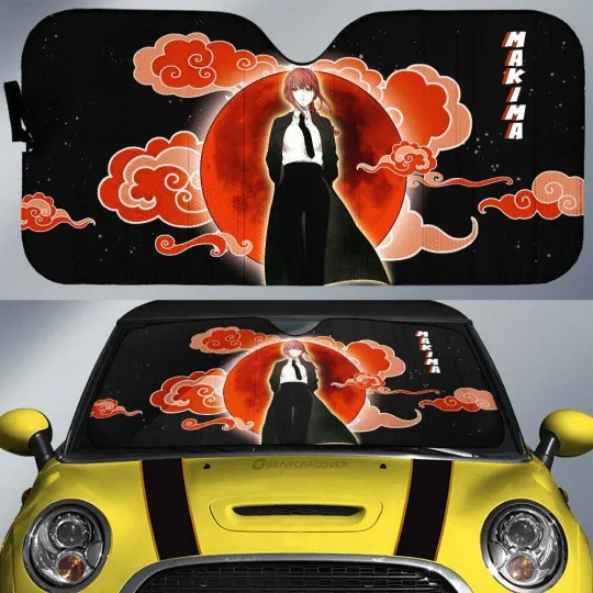 Discover Makima Car Sunshade Custom Chainsaw Anime