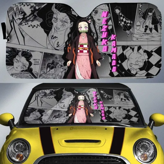 Discover neko Kamado Car Sunshade Custom demon Anime Mix Mangas