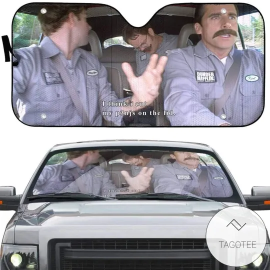 Discover The Office Car Sun Shade | The Office Sitcom Car Sunshade | Michael Scott
