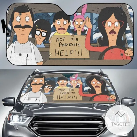 Discover Bob's Burgers Help Auto Sun Shade