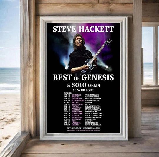 Discover Steve Hackett - 2026 UK Tour Best Of Genesis & Solo Gems Poster