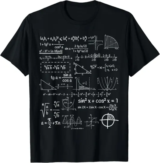 Discover Cool Mathematical Equations Shirt, Math graphics Classroom T-Shirt