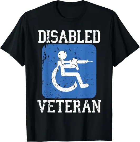 Discover Disabled Veteran Armed Forces Military Soldier Army USA T-Shirt