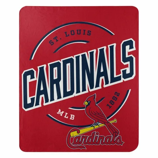 St Louis Cardinals Fleece Throw Blanket