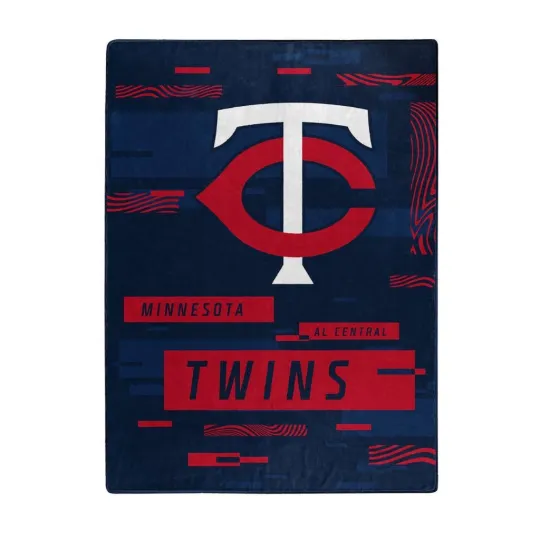 Discover Minnesota Twins 60x80  Design Raschel Throw Blanket [NEW] Fleece