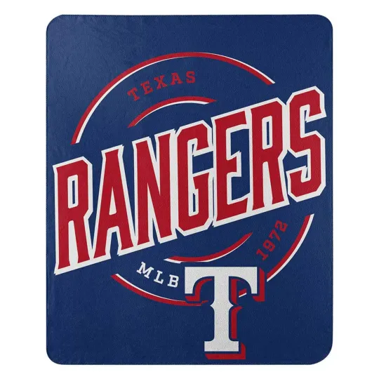 Discover Texas Rangers Blanket 50x60 Fleece Campaign Design