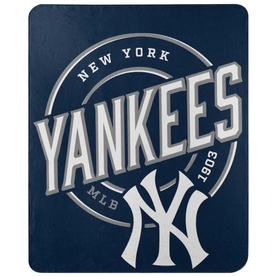 Discover New York Yankees Fleece Throw Blanket