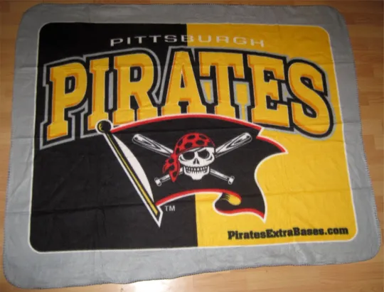 Discover Pittsburgh Pirates Fleece Baseball Stadium Blanket