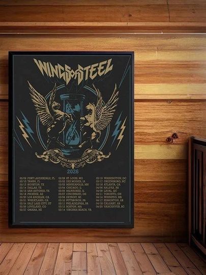 Discover Wings Of Steel 2026 North American Tour Poster