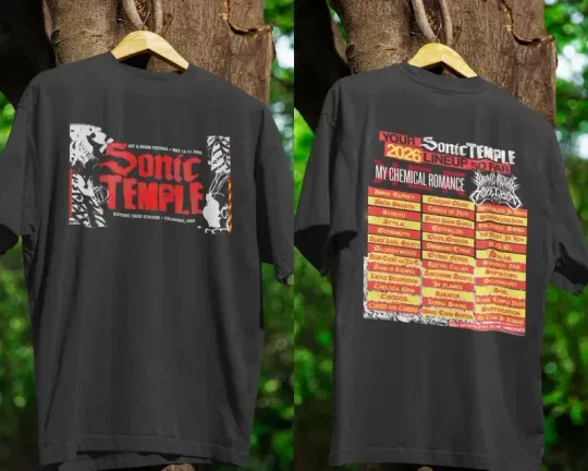 Sonic Temple 2026 Shirt | Art & Music Festival Merch | Columbus Ohio Rock Tour