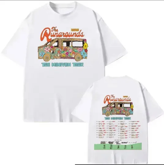 Discover The Runarounds the Minivan Tour 2026 Concert T-Shirt