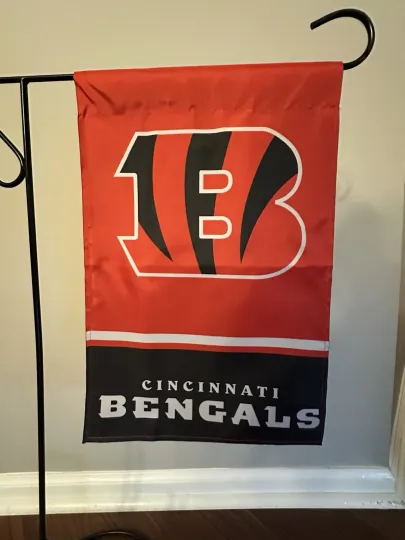 Discover Cincinnati Bengals Garden Flag Double Sided Bengals Premium Yard Flag 12x18