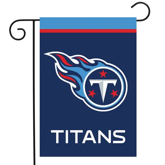 Discover Tennessee Titans Garden Flag football Licensed 12.5" x 18" Briarwood Lane