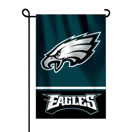 Discover Philadelphia Eagles Garden Flag Double Sided 12x18 Yard Hanging Flag football