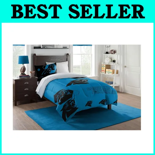 Discover football Carolina Panthers Sham and Comforter