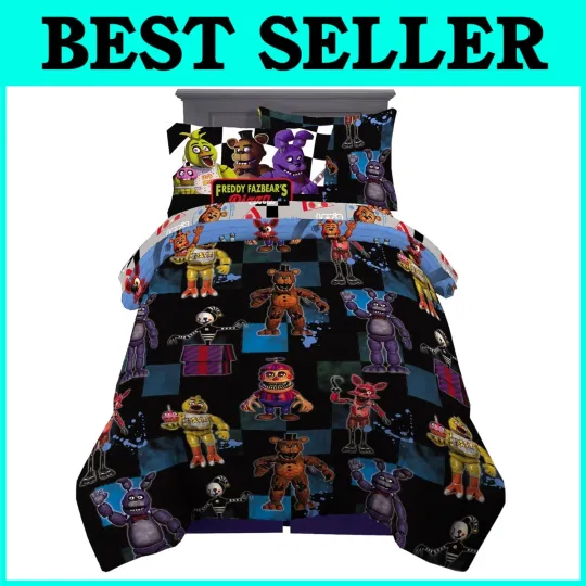 Discover Five Nights At Freddy's Kids Bedding Set