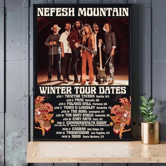 Discover Nefesh Mountain Winter Tour Dates 2026 Poster