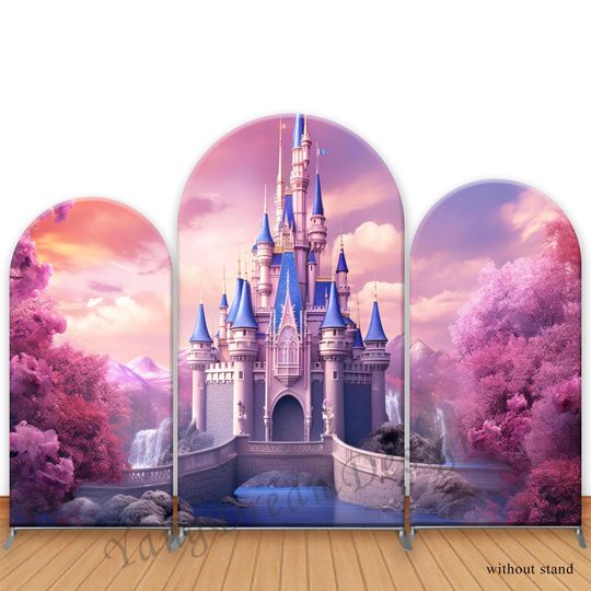 Discover Princess Castle Arch Backdrop Cover: Birthday Party Decor
