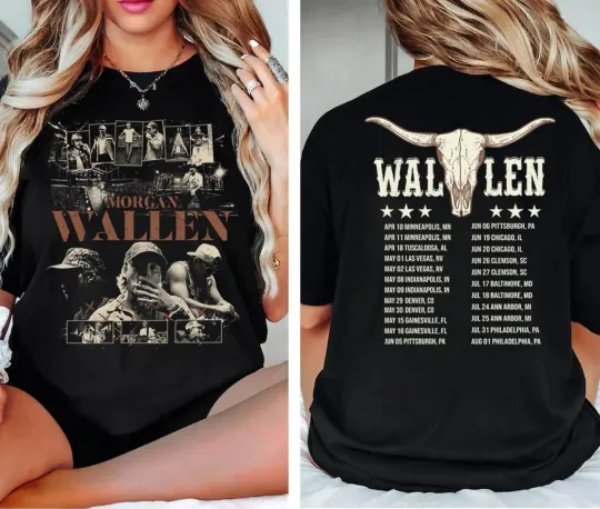 Discover Wallen Western Shirt, Still the Problem Tour 2026 Unisex T-Shirt
