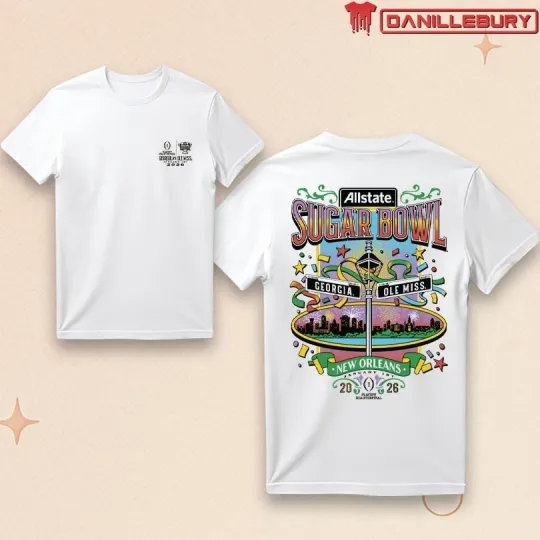 Ole Miss 2026 Allstate Sugar Bowl Unisex T-Shirt